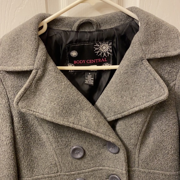 Junior’s Gray Pea Coat - Picture 12 of 12